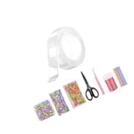 Blås bubblor dubbelsidig tejp avtagbar monteringstejp DIY hantverkstejp transparent nano tejp stil D