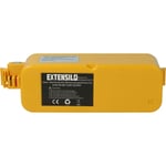 Extensilo - Batterie compatible avec Ambrogio Robby, Robby Deluxe, Robby Home xr robot électroménager, jaune (3500mAh, 14,4V, NiMH)