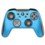 Steelplay - Bluetooth gamepad for Switch / Switch Lite, wireless controller for Nintendo Switch / Turbo and gyroscopic function / Modular and interchangeable shell - Red & Blue