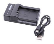 vhbw Chargeur USB de batterie compatible avec Nikon CoolPix P1000, P950, A batterie appareil photo digital, DSLR, action cam