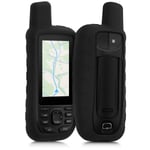 kwmobile Case Compatible with Garmin GPSMAP 66s / 66st - GPS Handset Navigation System Soft Silicone Skin Protective Cover - Black