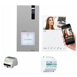Comelit - Kit vidéophone système vip, moniteur quadra + moniteur Mini main libre Wi-Fi. accès à distance