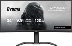 iiyama GCB3482WQSU-B1, 86,4 cm (34"), 1440 x 3440 pixlar, UltraWide Quad HD, LED, 0,6 ms, Svart