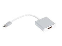 USB C male to HDMI female Adapter hvid