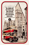 Schatzmix London City Tour Reklame Plaque Murale en métal 20 x 30 cm