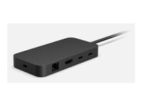 Microsoft Surface Usb4 Dock - Dockningsstation - Usb-C / Usb-A - 2 X Usb-C, Hdmi - 1Gbe - 100 Watt