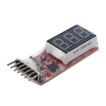wivarra 2S-6S 2-6S RC Lipo Battery Low Voltage Alarm Indicator Meter Checker Tester Test