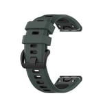 Garmin Fenix ​​5X GPS / Plus/Fenix ​​3 - Silikon klockarmband 26 mm Grön/svart