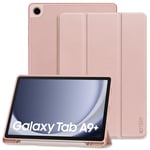 Samsung Galaxy Tab A9+ ( Plus) Tech-Protect SC Fodral med Stylus Pen Hållare - Rosa