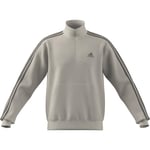 adidas Men's Essentials Fleece 3-Stripes 1/4 Zip Sweatshirt, XXL Tall