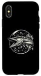 iPhone X/XS Vintage Barracuda Fish Graphic Art Design For Men And Women Case