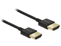 DeLOCK HDMI/HDMI, 1 m HDMI cable HDMI Type A (Standard) Black