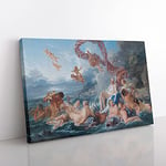 Big Box Art The Triumph of Venus by Francois Boucher Canvas Wall Art Print Ready to Hang Picture, 76 x 50 cm (30 x 20 Inch), Blue, Brown, Grey