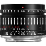 TTArtisan 35mm f0.95 Lens for Fujifilm X - Black & Silver