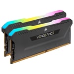 CORSAIR Vengeance RGB PRO SL - DDR4 - kit - 32 Go: 2 x 16 Go - DIMM 288 broches - 4000 MHz / PC4-32000 - CL18 - 1.35 V - mémoire sans tampon - non ECC - noir