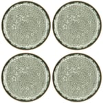 Ostindia Floris Tallrik 20 cm 4-pack, Grön
