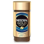 NESCAFÉ GOLD Blend Decaffeinated Instant Coffee Jar, 200 g (Pack of 6)