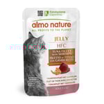 5 + 1 på köpet! Almo Nature HFC Jelly Pouch 6 x 55 g - Tonfiskfilé med räkor