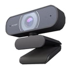 OYU Webcam 1080P 30fps Dual Stéréo Microphone USB Plug & Play HD Web Caméra Compatible avec Zoom/Skype/Youtube pour appels vidéo/Live Streaming/Apprentissage en Ligne