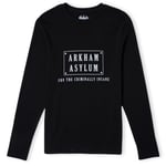 Batman Villains Arkham Asylum T-Shirt à Manches Longues Unisexe - Noir - S - Noir