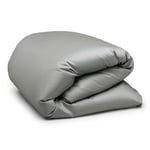Hästens Satin Pure Påslakan 155x220 Grå
