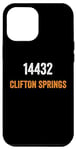 Coque pour iPhone 12 Pro Max Code postal 14432 Clifton Springs, déménagement vers 14432 Clifton Spri
