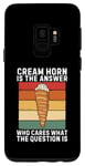 Galaxy S9 Cream Horn Is The Answer Who Cares What The Question Is Case