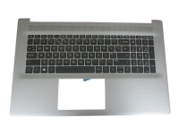 HP - Erstatningstastatur for bærbar PC - Storbritannia - med toppdeksel - for HP 470 G8