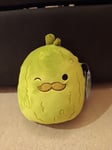 Squishmallows Charles The Pickle With Moustache 7.4” - Brand New Free UK Postage
