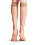 FALKE Women's Seidenglatt 15 DEN W KH Sheer Plain 1 Pair Knee-High Socks, Skin colour (Powder 4169), 5.5-8