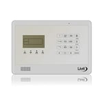 LKM Security Antivol Alarme Maison | Kit Lite M2EB | transmetteur téléphonique | GSM sans Fil | Sirène | Wi-FI | PIR detecteur de Mouvement | Télécommande | Sirene | 433 MHz | Version 2017