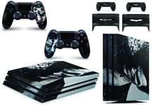 giZmoZ n gadgetZ PS4 PRO Console Dark Joker From Batman Skin Decal Vinal Sticker + 2 Controller Skins Set