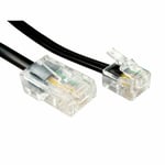 ExPro 2m RJ11 to RJ45 Cable - Router To ADSL Filter Black
