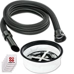 Hose Pipe 2.5m + Filter 12" for NUMATIC HENRY HVR200 HVR200A HVX200 Vacuum + F