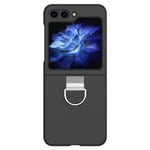 Galaxy Z Flip 6 Skal Skin Touch Ringhållare Svart