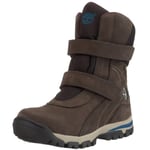 Timberland Jiminy Peak Snow Boot avec membrane Gore Tex 61757 Unisexe – Chaussures de sport pour enfant – Randonnée, Braun Darkbroww Blue, 35 EU
