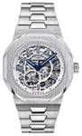 Rotary GB05415/02 Men's Regent Skeleton Automatic Watch Silver / Male