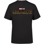 Marvel 10 Year Anniversary Iron Man 2 Men's T-Shirt - Black - XXL - Black