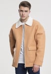 Urban Classics Sherpa jacka i mockaimitation (camel,XXL)