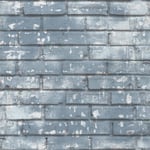 Noordwand Urban Friends & Coffee tapet mursten blå og hvid
