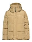 Hazekb Short Puffer Jacket Fodrad Jacka Khaki Green Karen By Simonsen