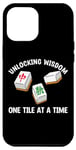 Coque pour iPhone 12 Pro Max Mahjong drôle, Unlocking Wisdom One Tile at a Time Mahjong
