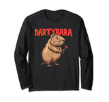 Capybara - Dartboard Arrow Darting Darts Dartybara Long Sleeve T-Shirt