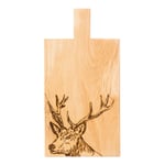 Scottish Made - Skjærebrett med håndtak eik hjort