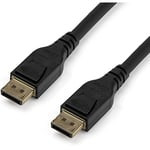 StarTech.com 3m VESA Certified DisplayPort 1.4 Cable - 8K 60Hz HBR3 HDR - 10ft Super UHD DisplayPort to DisplayPort Monitor Cord - Ultra HD 4K 120Hz DP 1.4 Slim Video Cable M/M DP Connector (DP14MM3M)