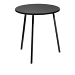 HAY - Loop Stand Round High Table - Black - Ø90 cm - Svart - Barbord - Metall/Trä/Plast