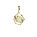 Harry Potter - Gold Plated Time Turner Slider Charm with Crystal El... NEW