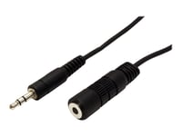 Roline - Rallonge de câble audio - mini jack stéréo mâle pour mini jack stéréo femelle - 10 m - blindé - noir