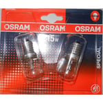 Osram 15W E14 Päronlampa 2 Pack