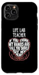 iPhone 11 Pro I Train Life Lab Super Heroes - Teacher Graphic Case